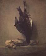 Still Life with Dead Pheasant and Hunting Bag (mk14) Jean Baptiste Simeon Chardin